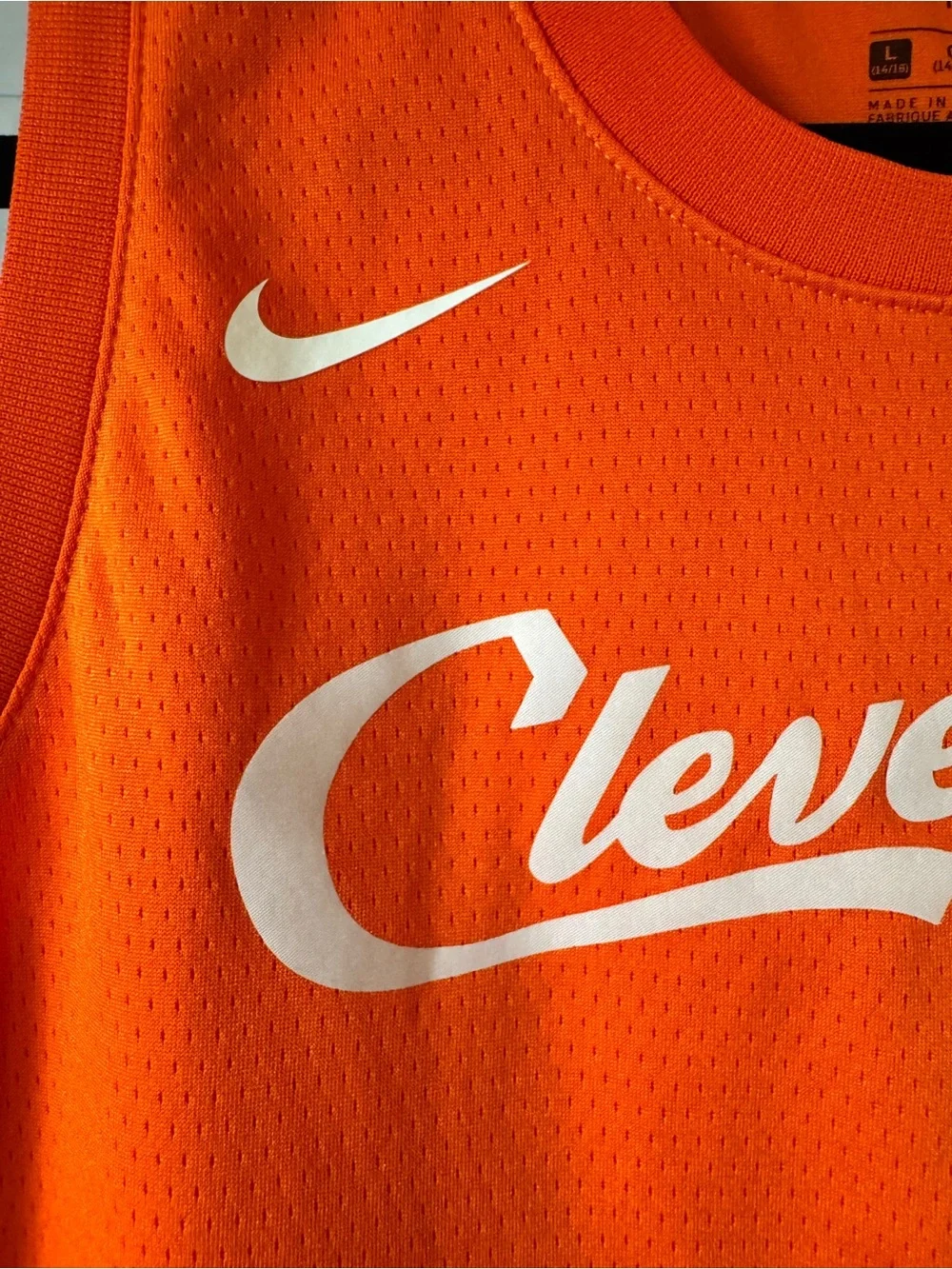 Cleveland Cavaliers Larry Nance Jr #22 Vintage Youth Jersey Large‎  Nike Dri Fit